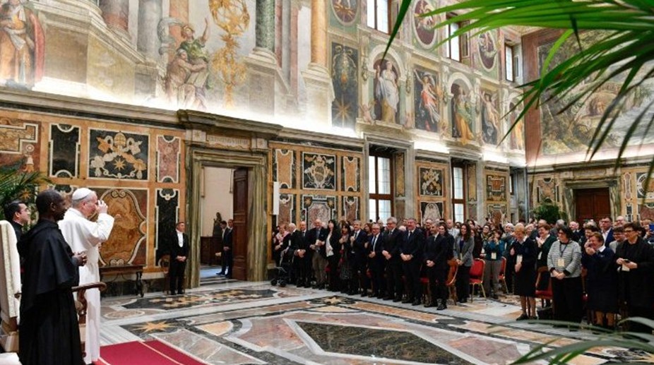 Il Papa incontra i partecipanti della Cattedra dell'Accoglienza - Sala Clementina - 12 marzo 2026